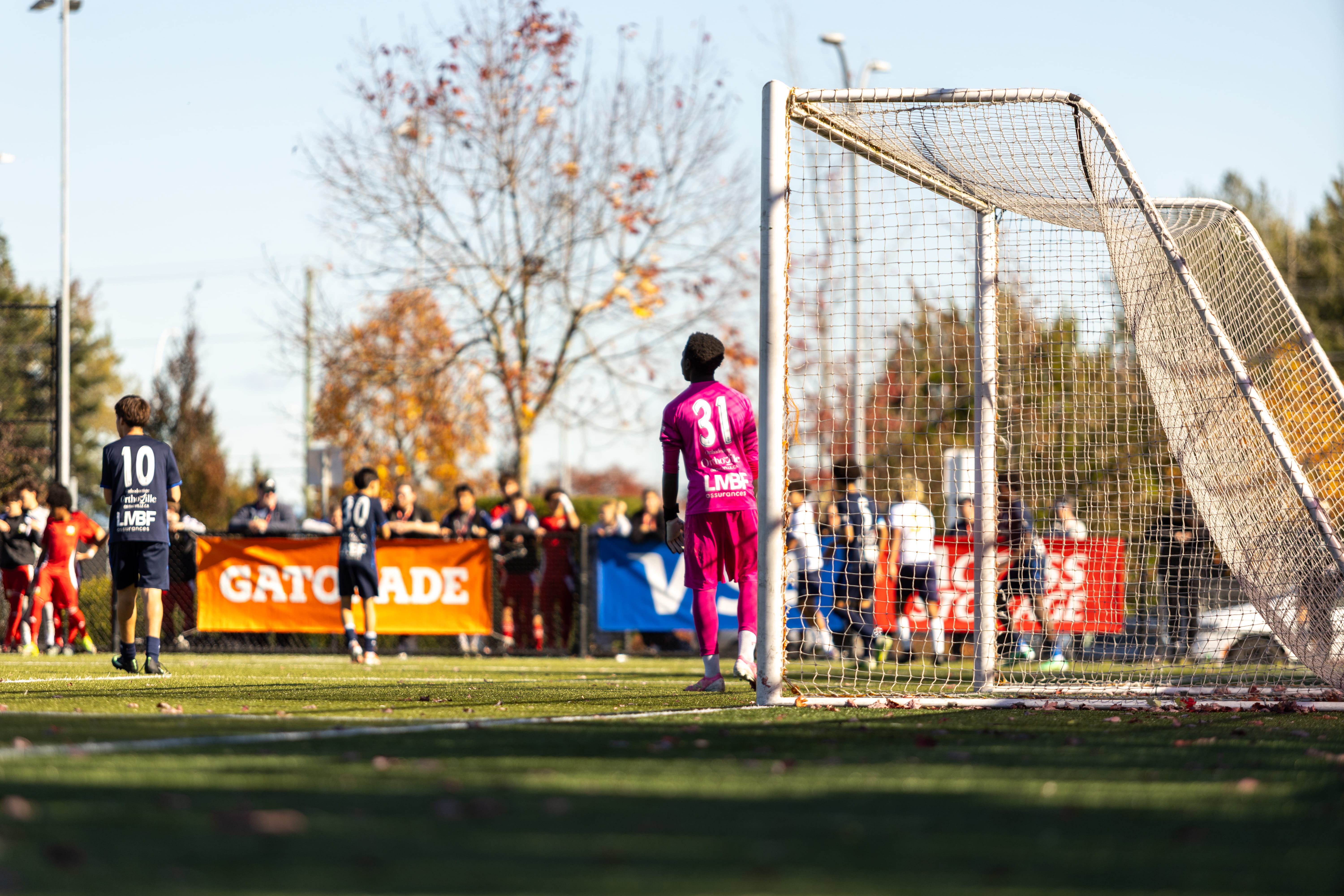 Decisive moment on the pitch