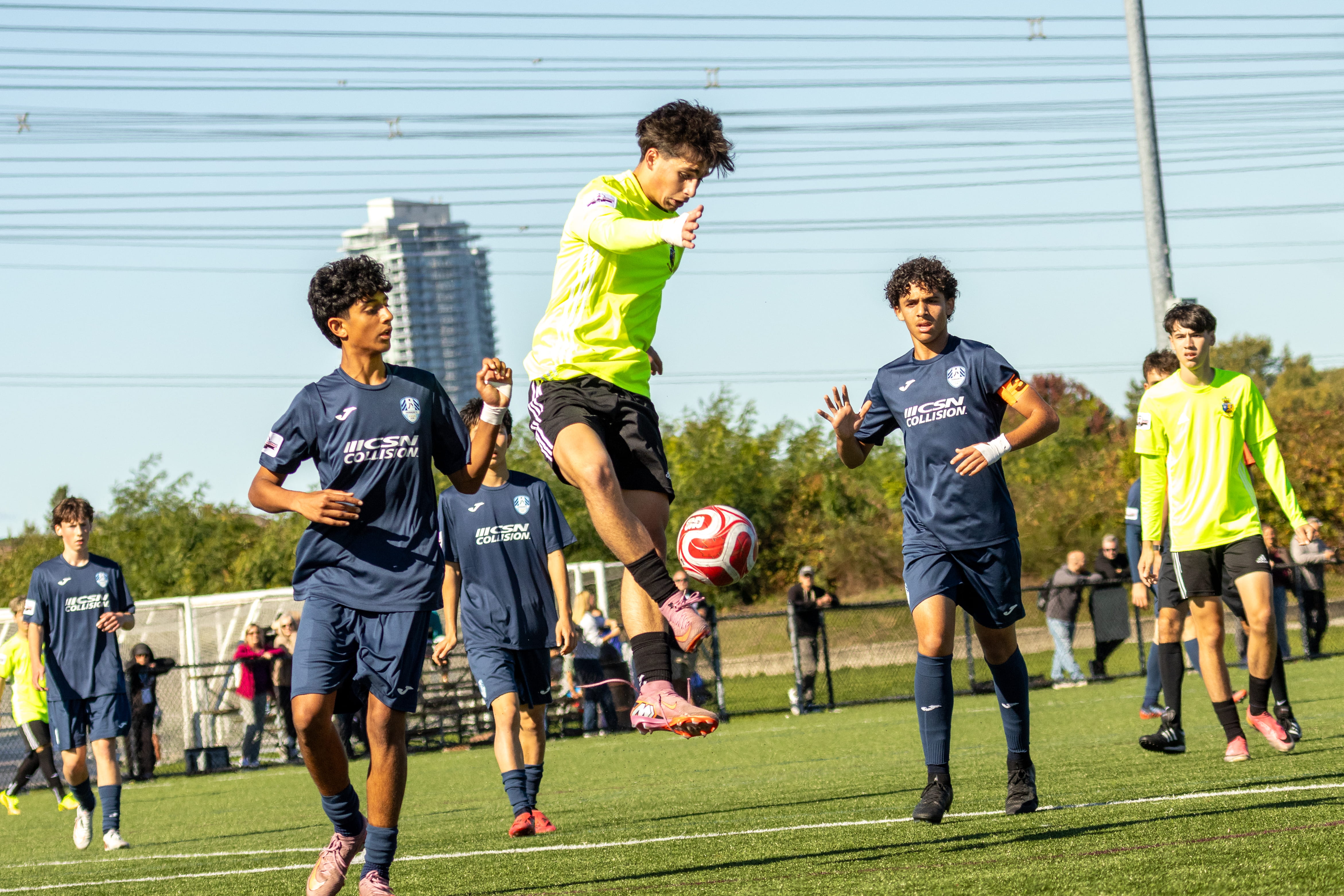 Athlete portrait in motion