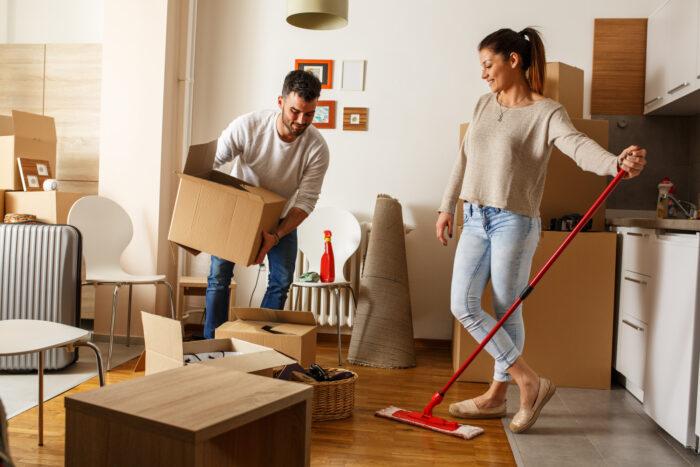 Move in and move out cleaning