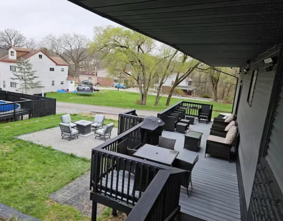 A backyard they actually use.