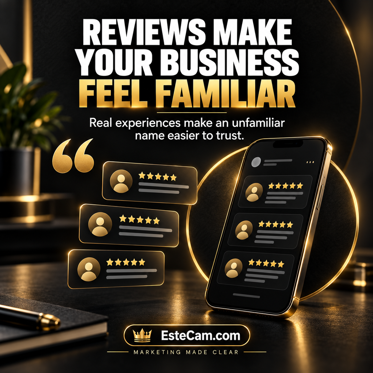 Reviews Make an Unfamiliar Business Feel Familiar 01