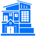 Residential building icon