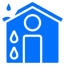 water leaks in the house icon