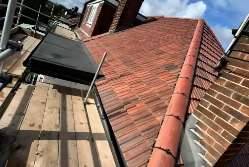 image of a completed roof