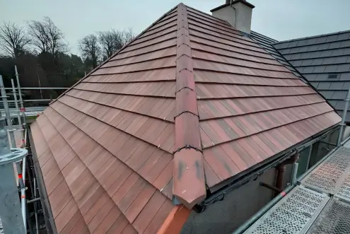 clean red Roof