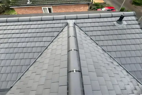 image of a completed new roof