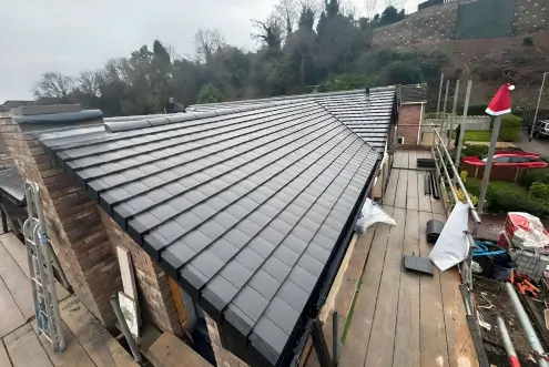 beautiful finished Roof