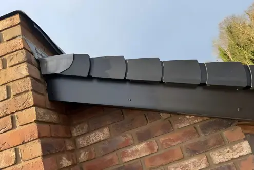 image of a guttering roof