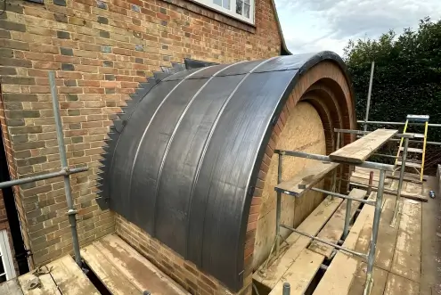 image of a unique styled roof