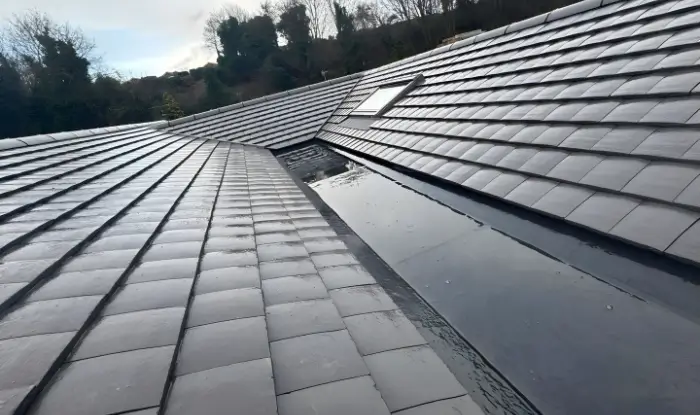 image of a finished roof