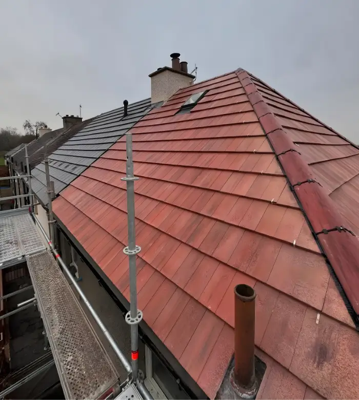 image  of a new installed roof