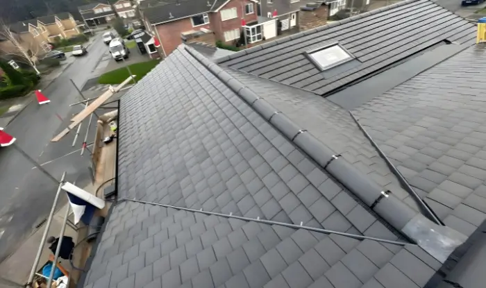 image of a completed new roof