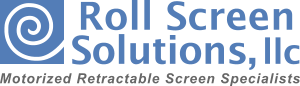 Roll Screen Solutions logo — retractable screen specialists in Central Florida