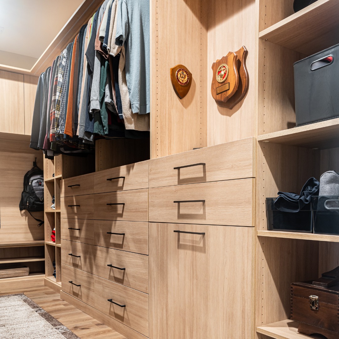 Custom closet project — The Tailored Closet of Raleigh