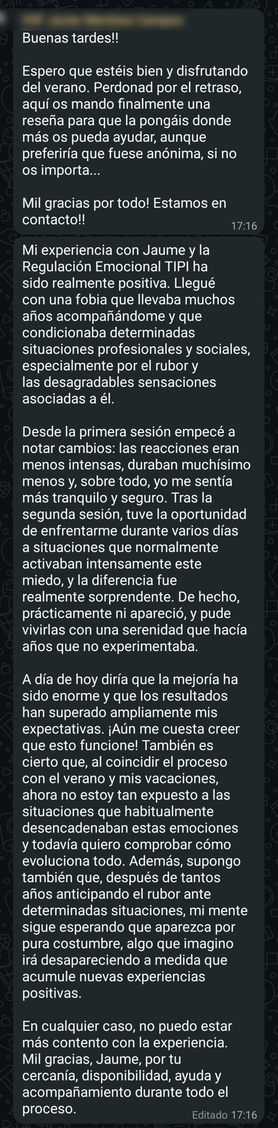 Testimonio
