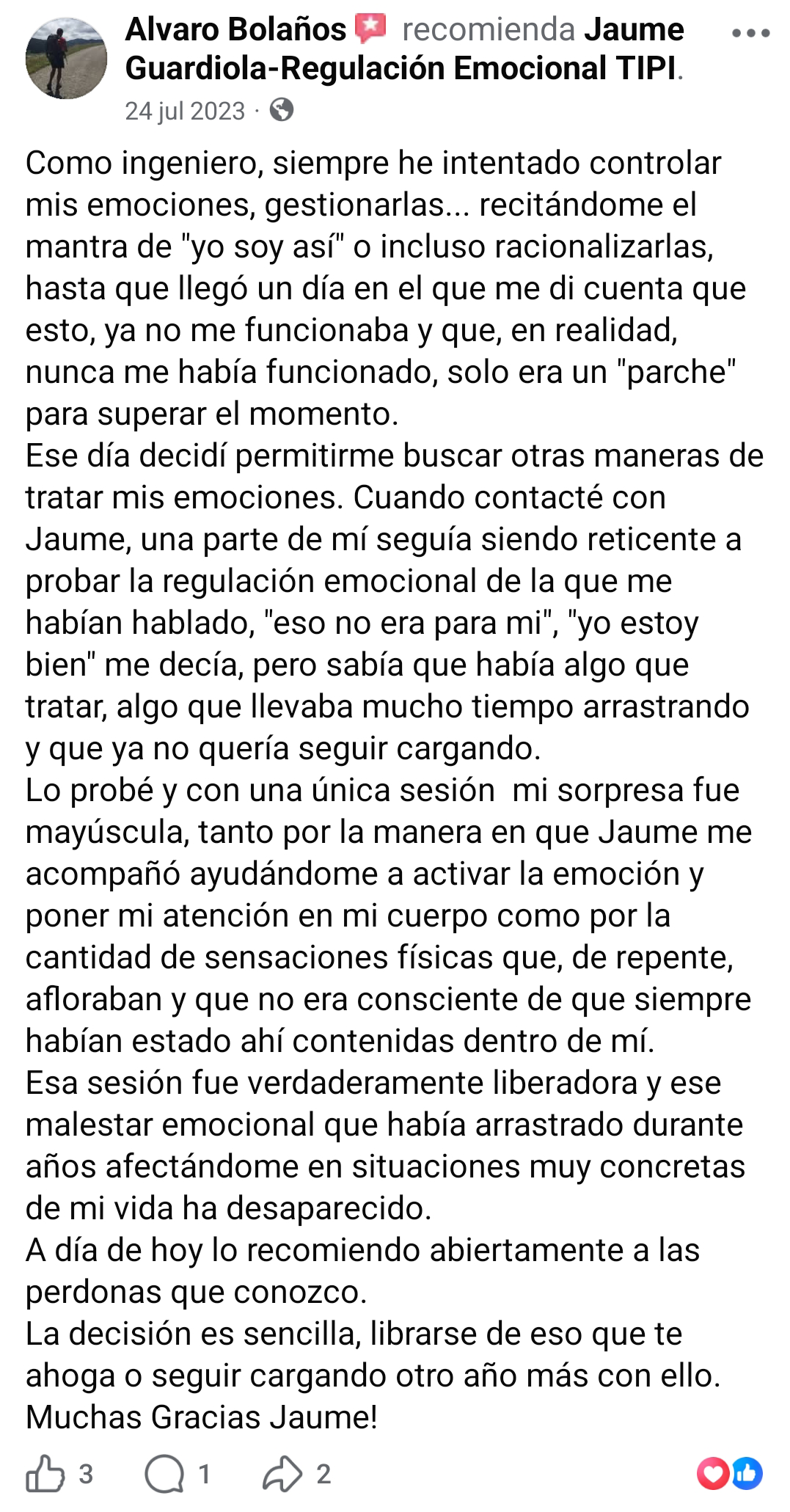 Testimonio