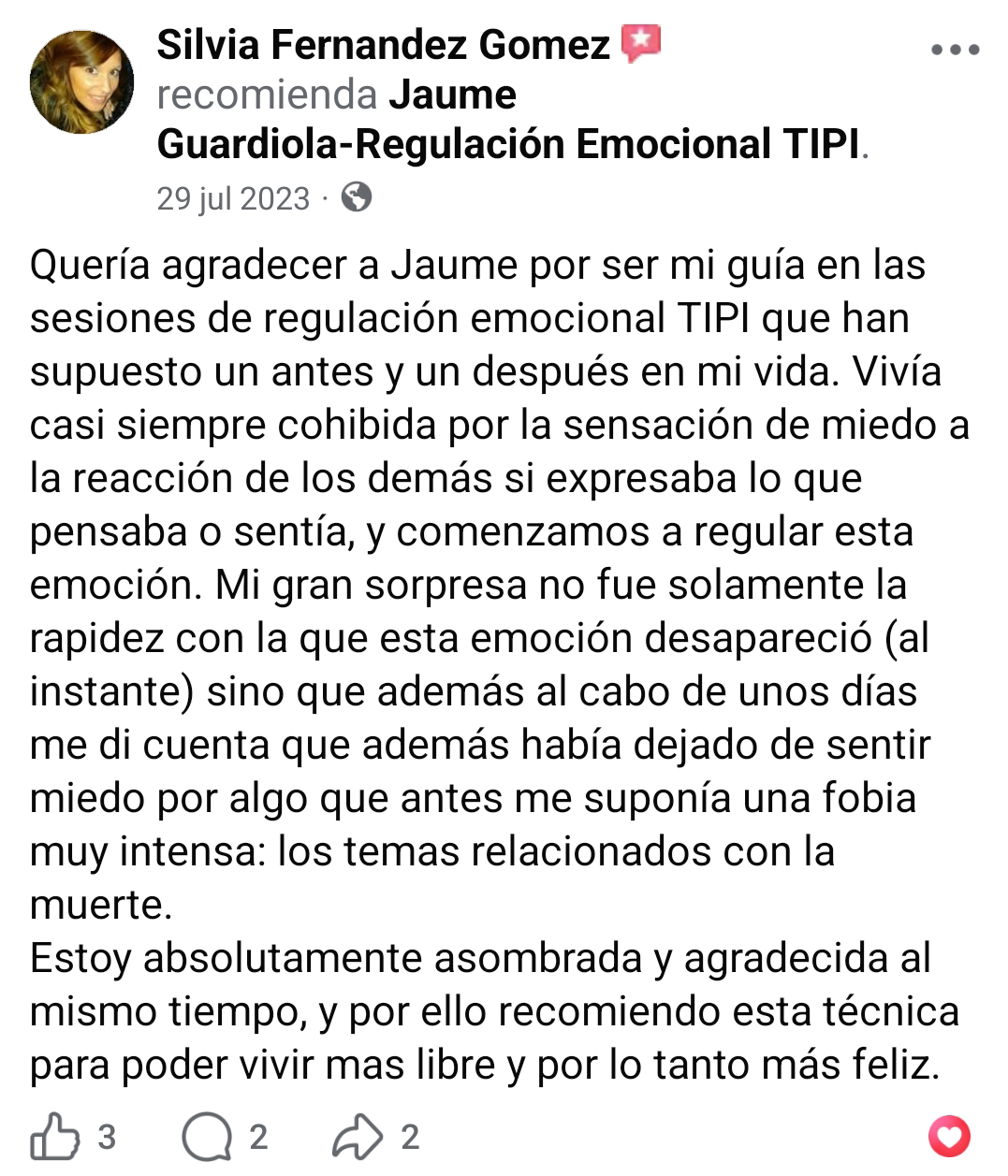 Testimonio