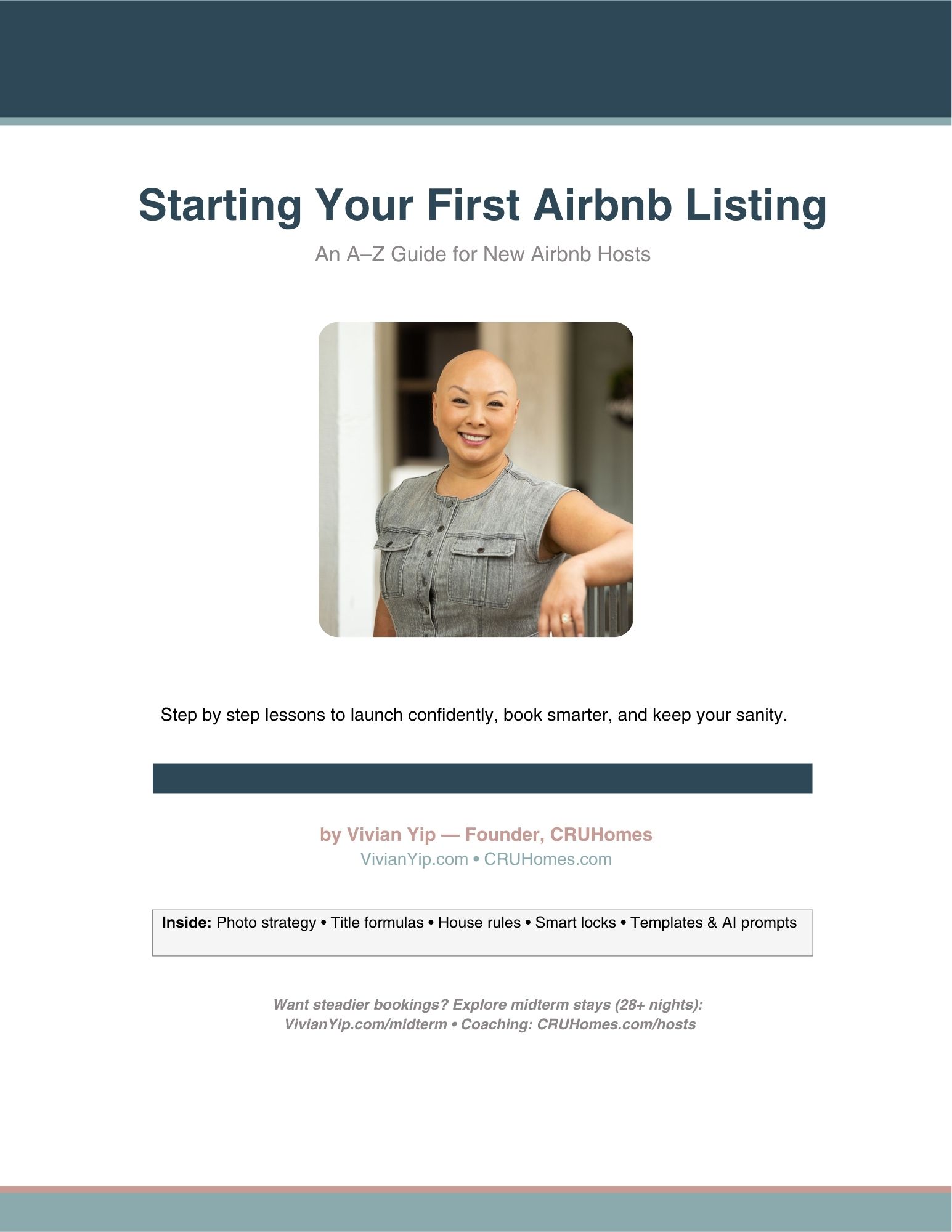 Starting Your First Airbnb Listing — Guide by Vivian Yip