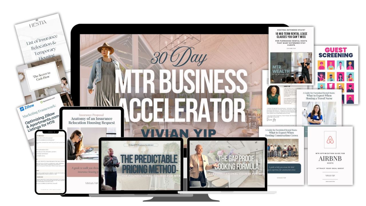 Everything included in the 30 Day MTR Business Accelerator