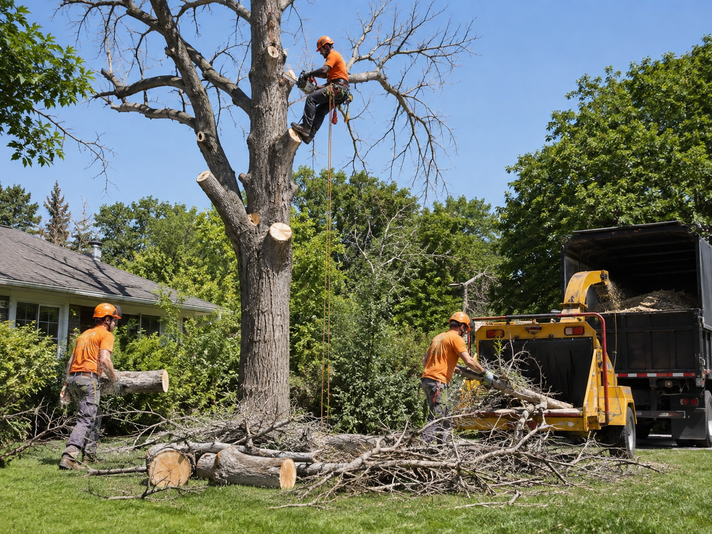 Professional dead tree removal in Central Minnesota