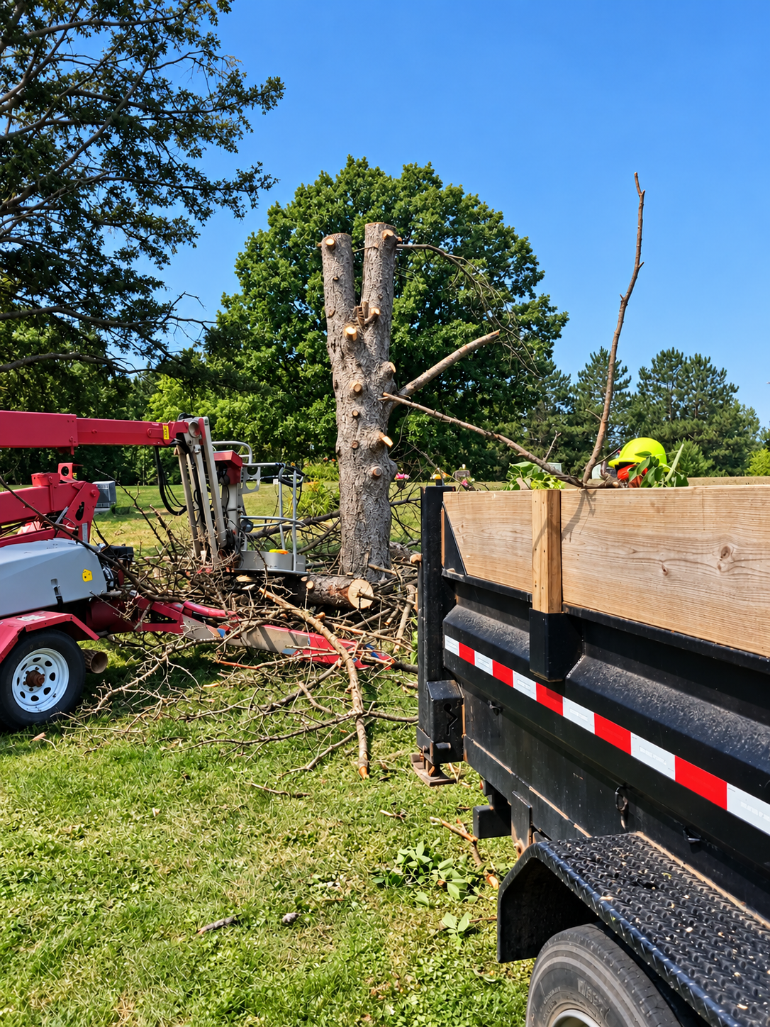 Professional tree removal and tree care work in Central Minnesota