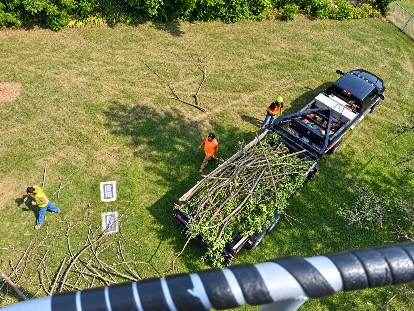 Land clearing and property cleanup project in Central Minnesota