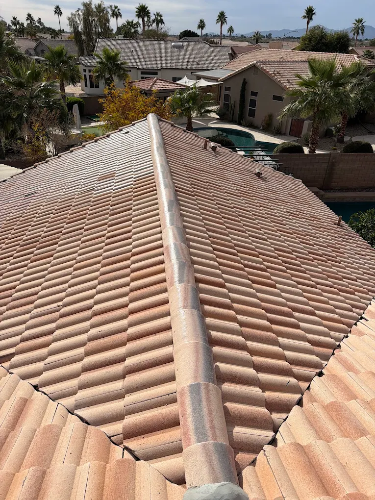 Residential roofing project