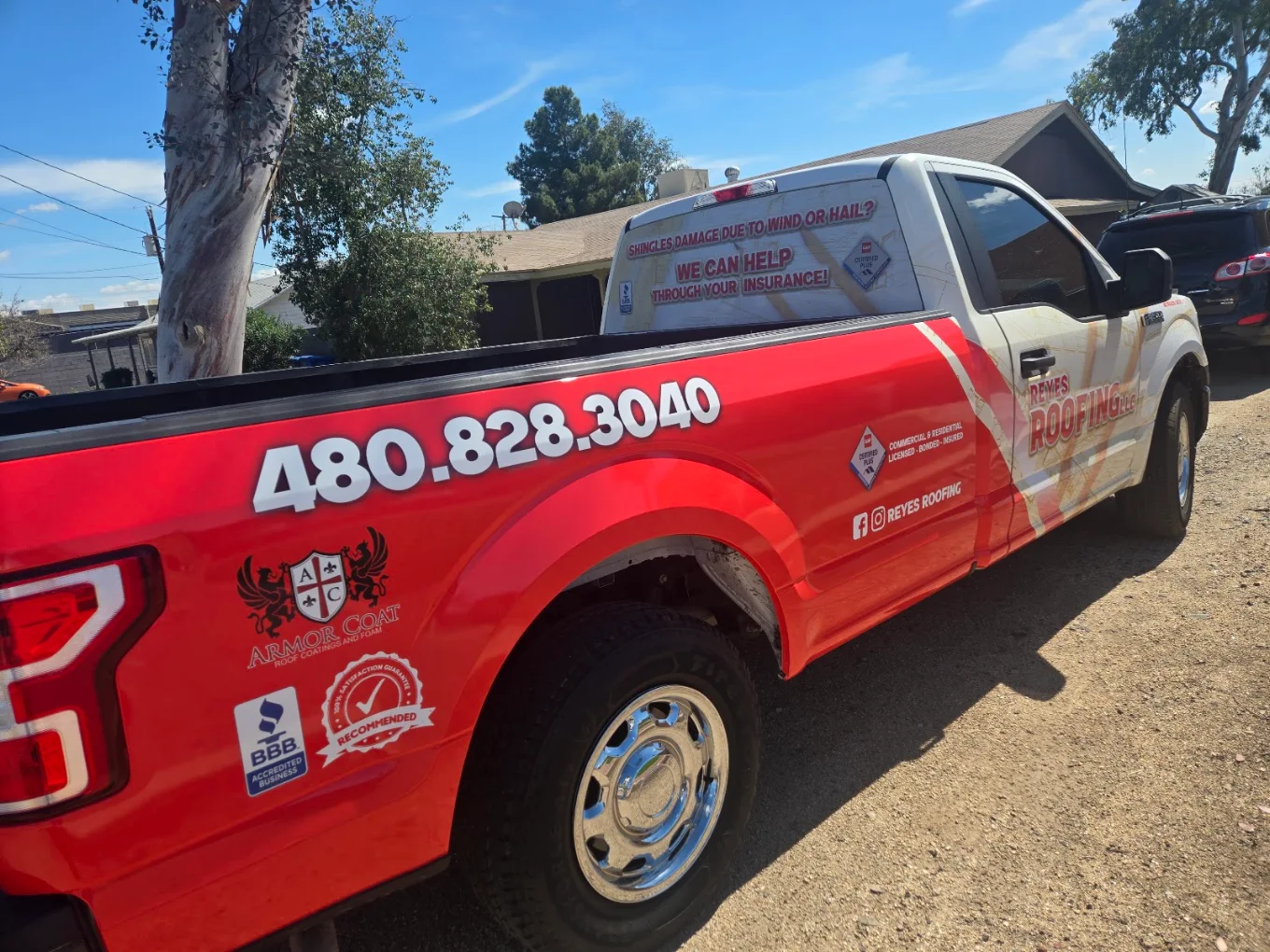 Roofing project in Arizona
