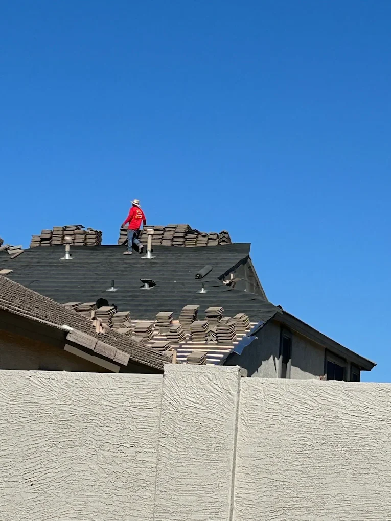 Roof project by Reyes Roofing LLC