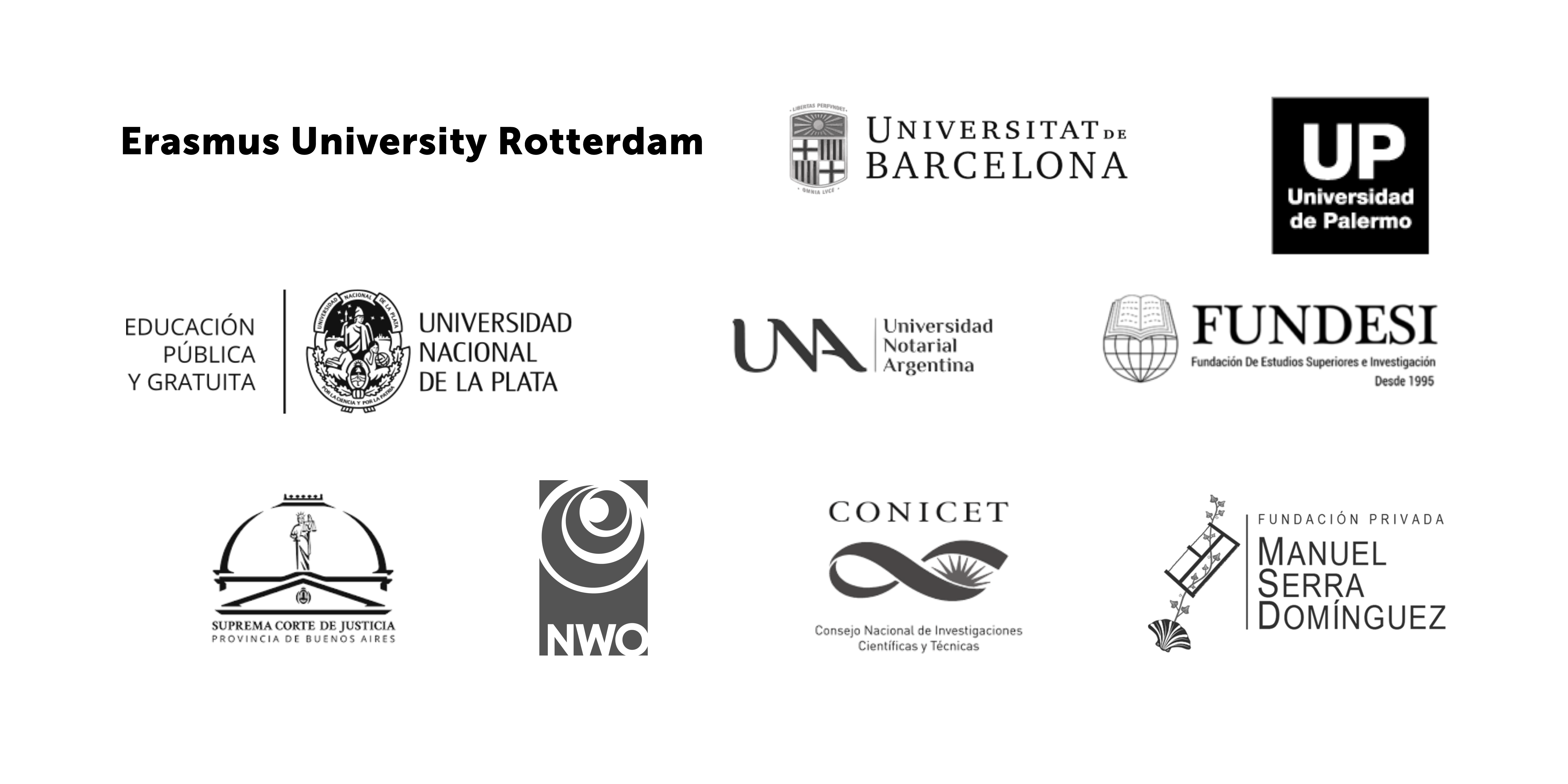 Selected institutions and organisations Carlota Ucín has worked with throughout her professional and academic career