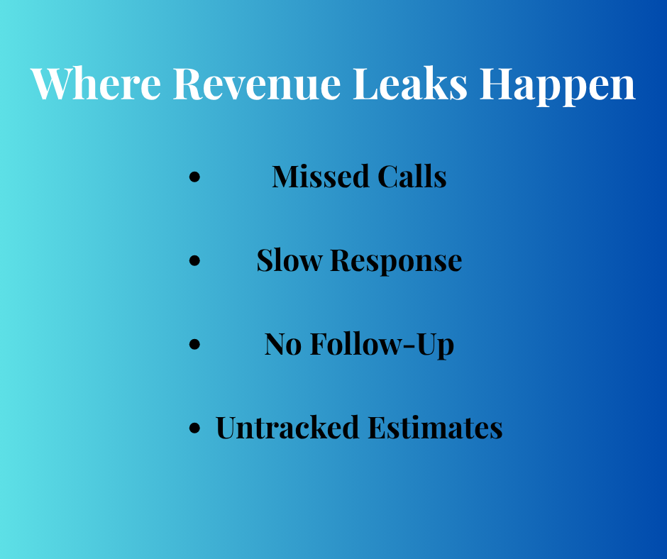where revenue leaks happen