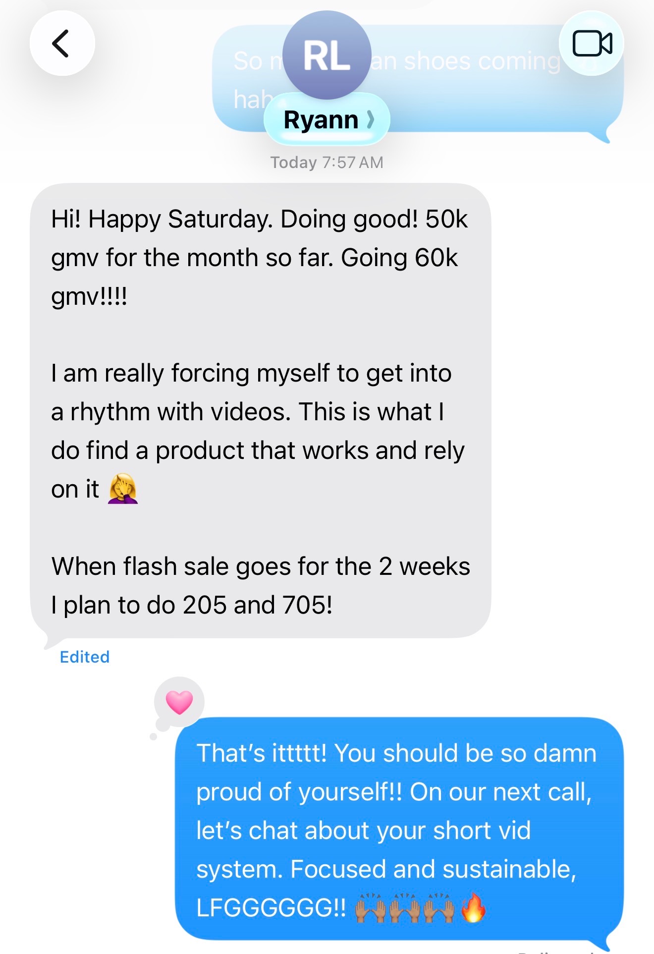 Ryann 50k GMV