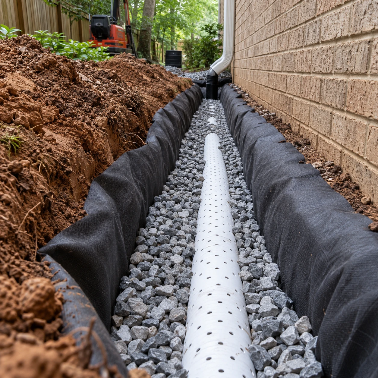 Foundation Drainage service illustration