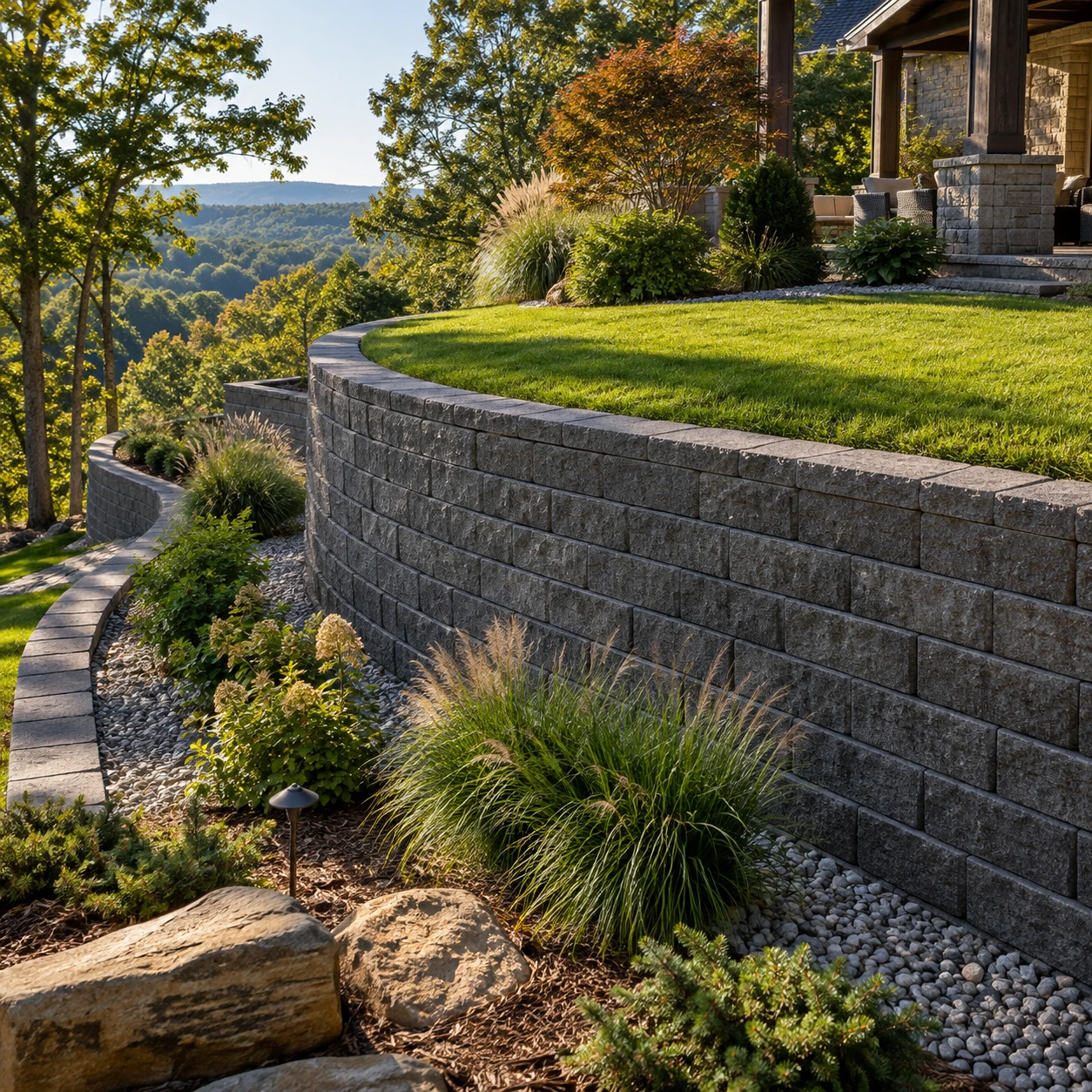 Yard Slope Support service illustration