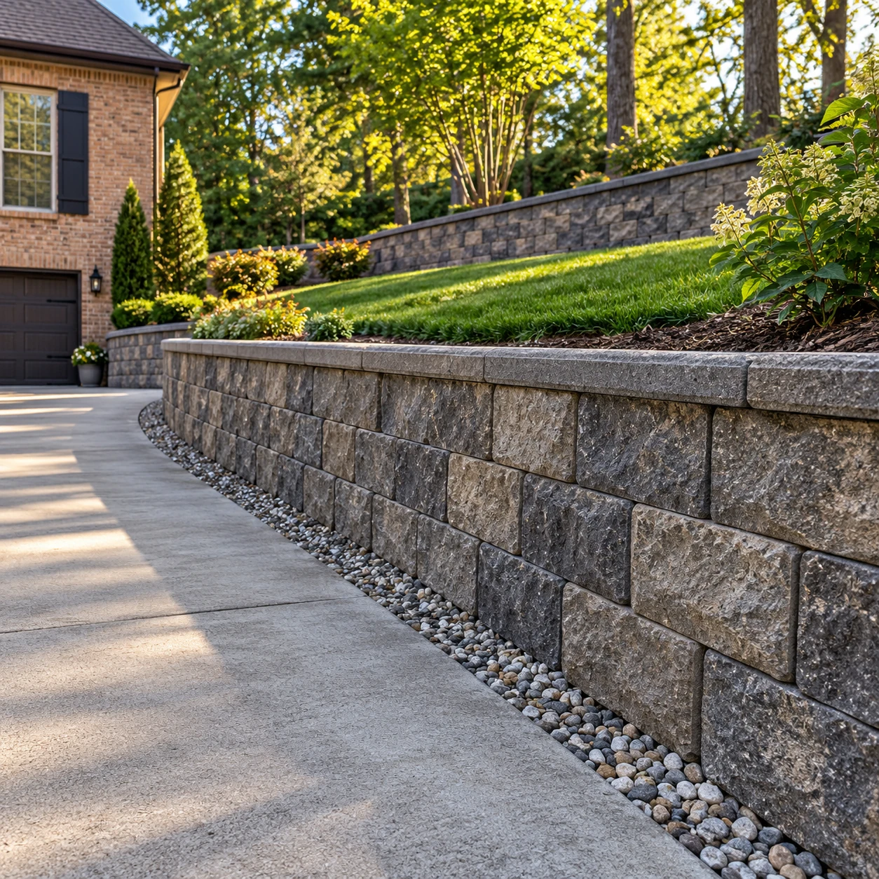 Drainage Around Retaining Walls service illustration
