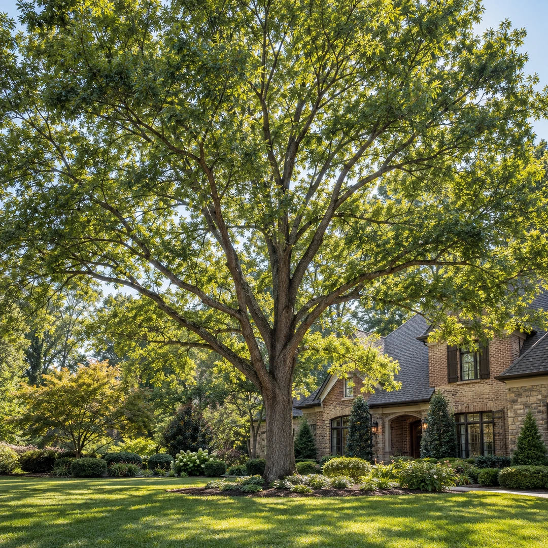 Healthy mature tree with a naturally open balanced canopy in Doraville