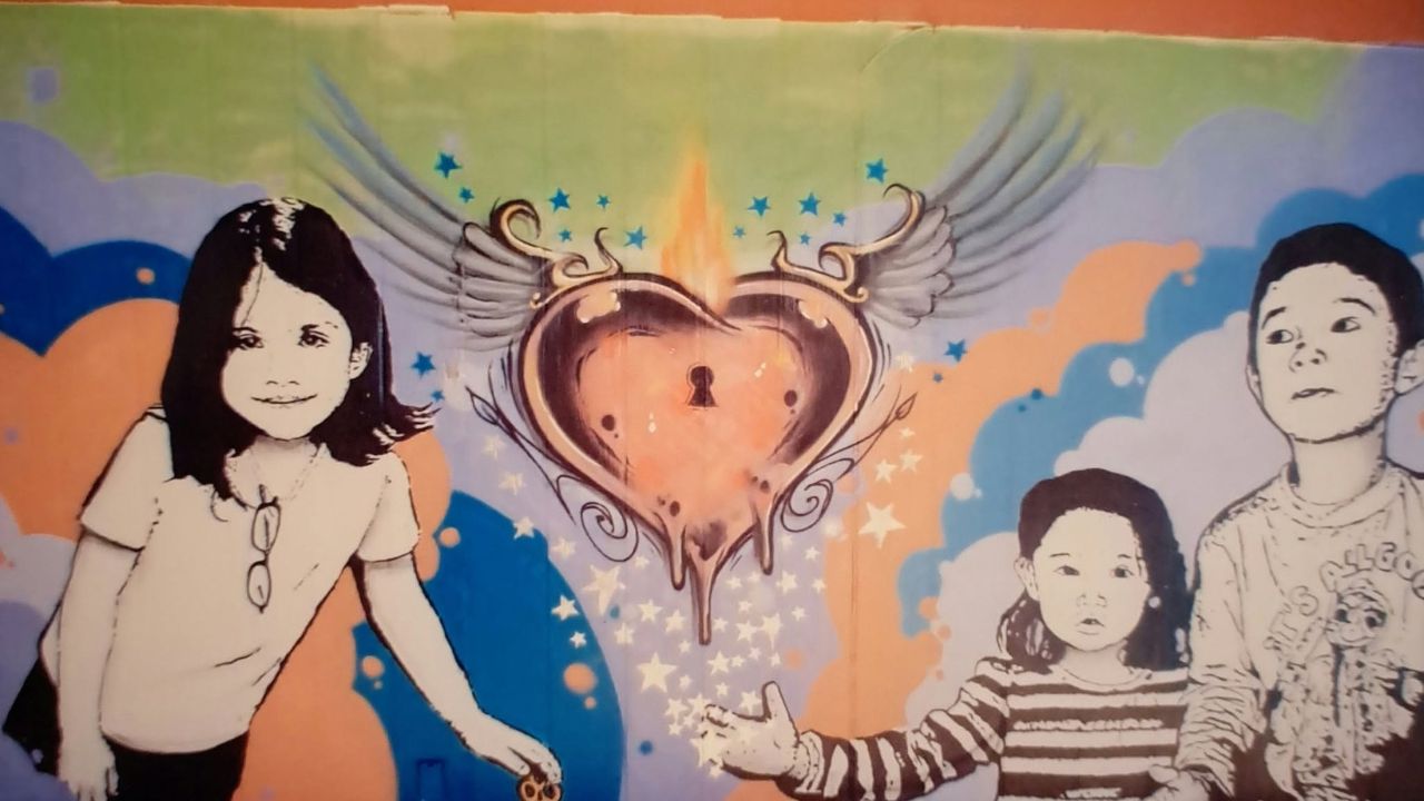Custom bedroom mural by Blankie Painting Co.