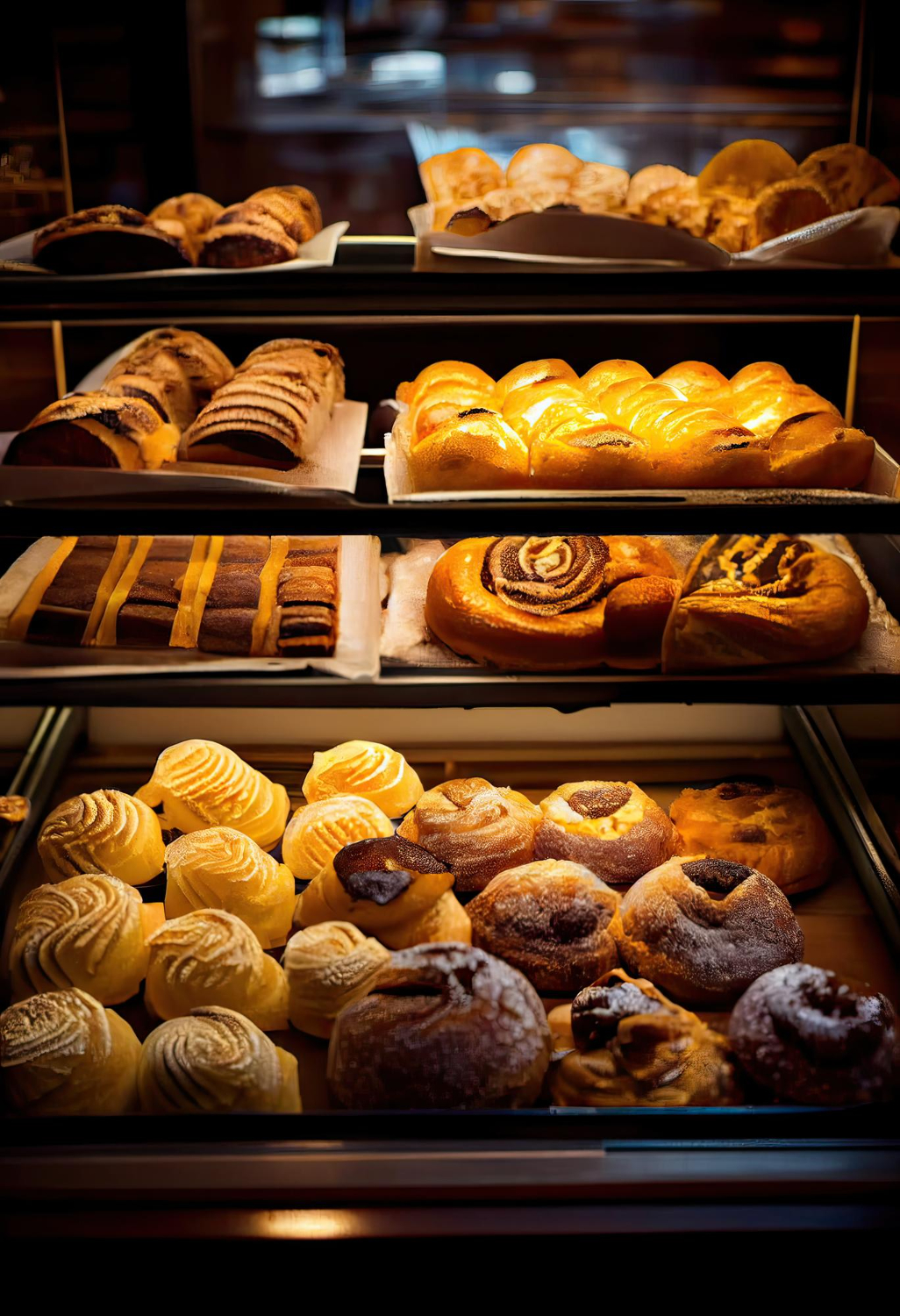 Bakery shelves