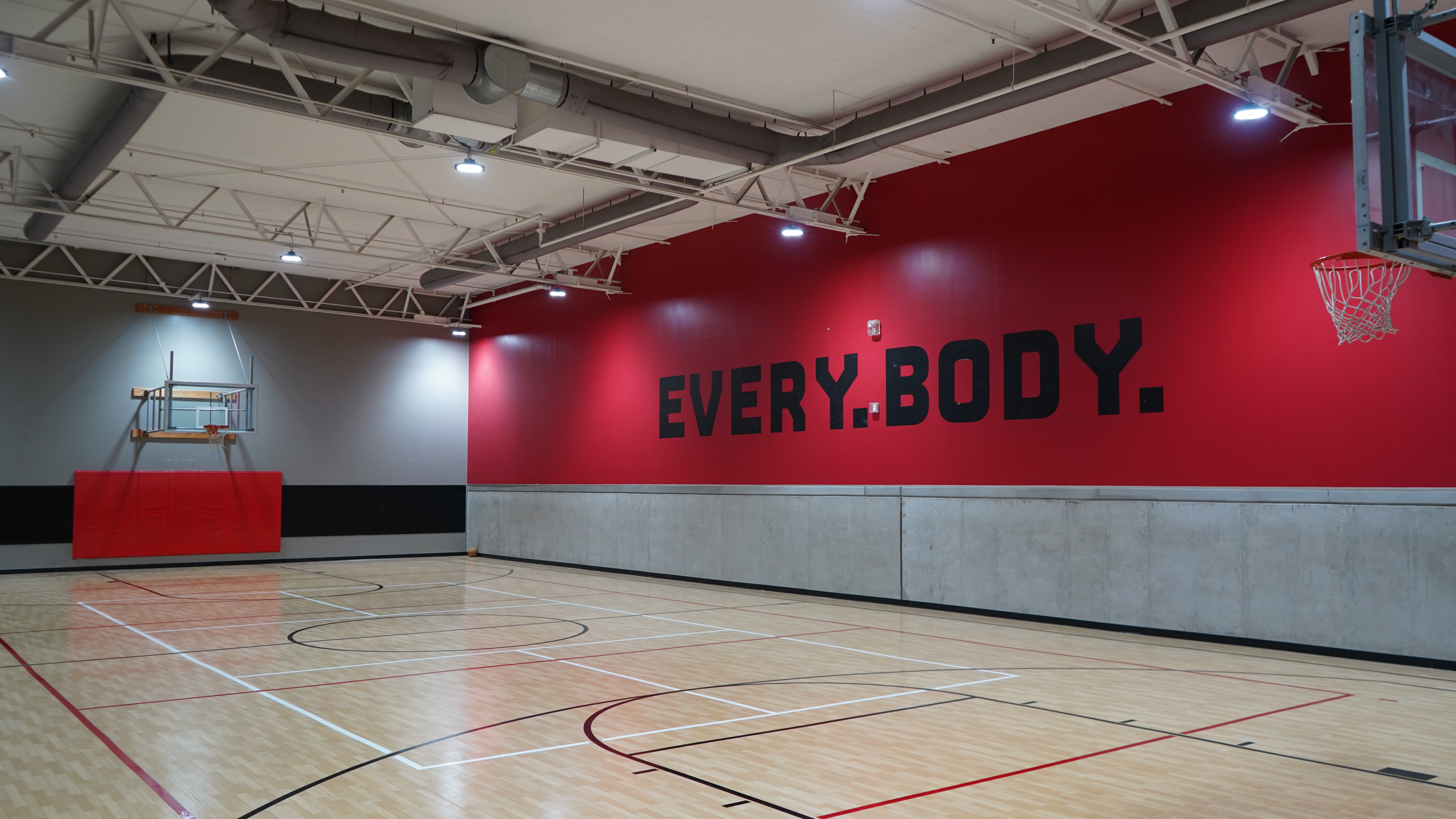 The M.A.C. gym interior in Cedar Rapids