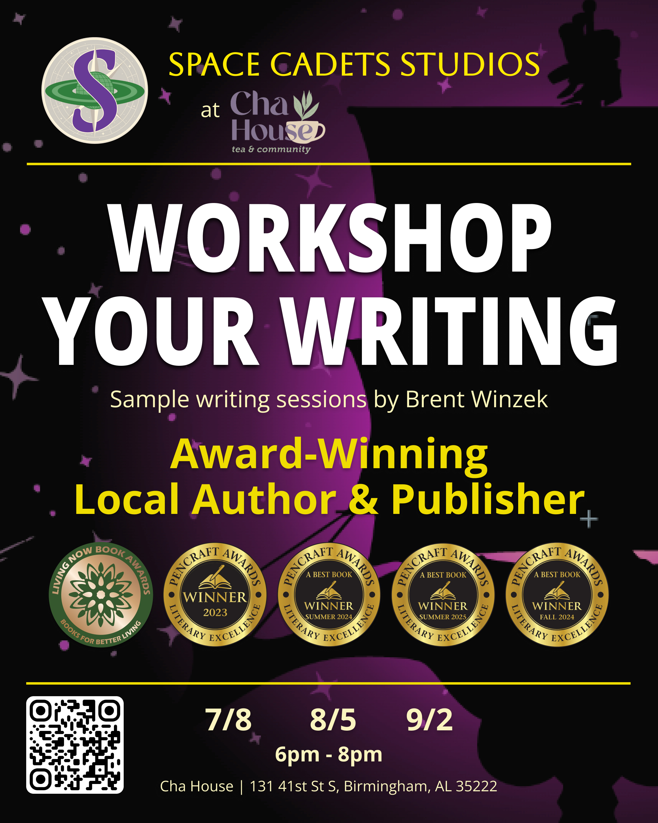 Space Cadets Studios Writing Workshops - Cha House Bham Space Cadets Studios Writing Workshops - Cha House Bham
