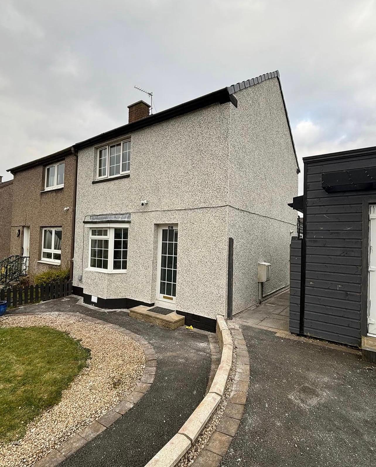 Recent PES roughcasting job in Scotland