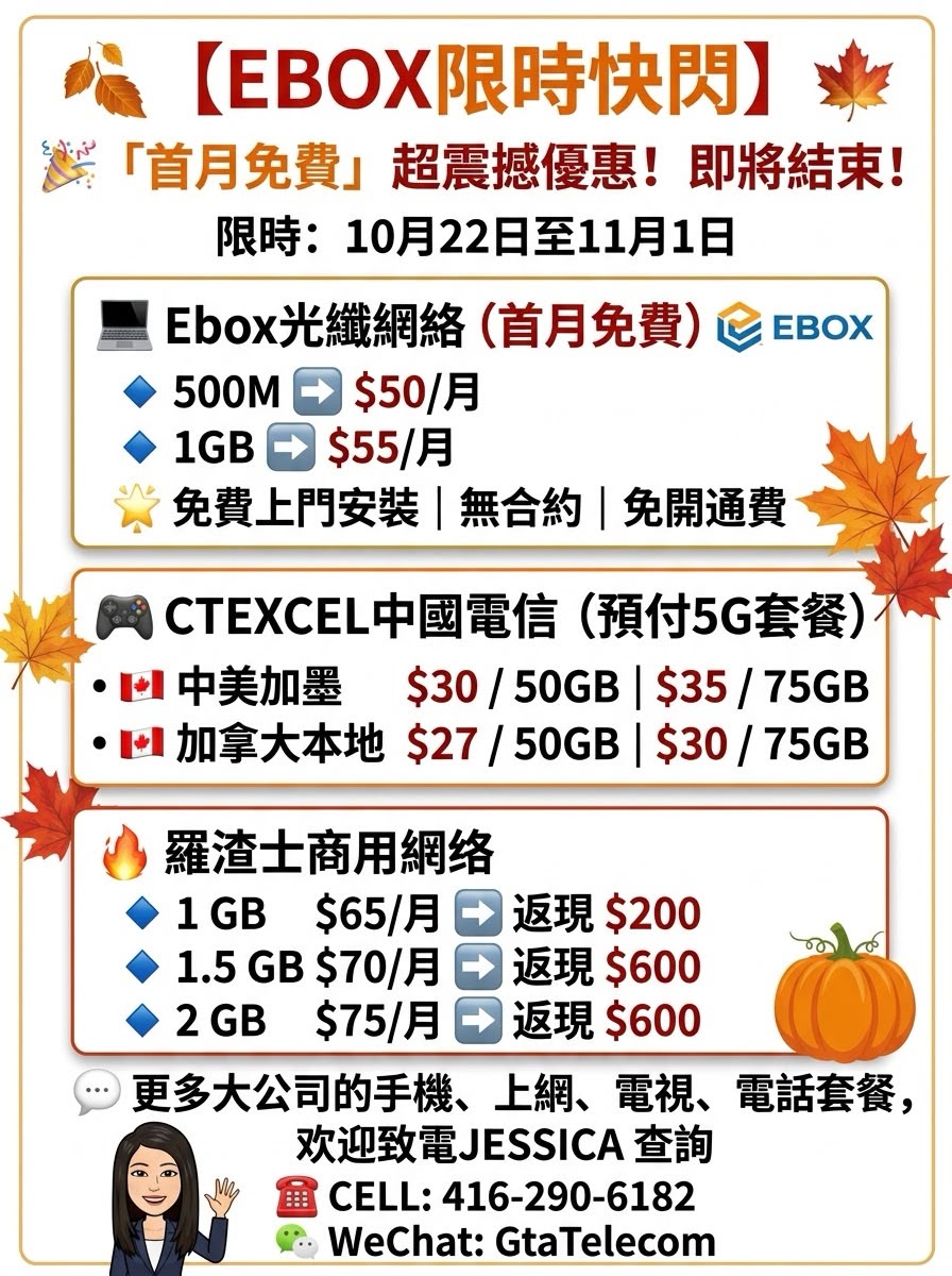 EBOX flash sale poster