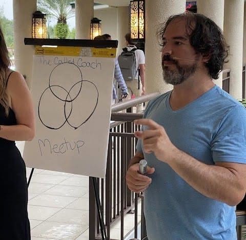 Chad at a training event