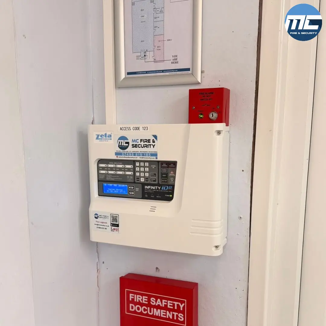 Zeta Pure fire alarm panel — MC Fire & Security service
