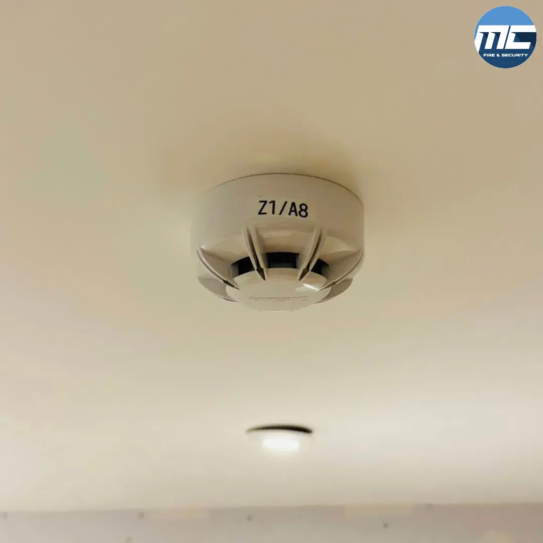 Smoke detector zone Z1/A8 — children's nursery fire alarm upgrade