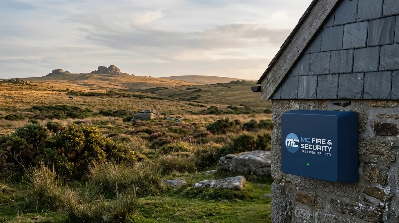 Fire and security system installation in Bodmin Cornwall