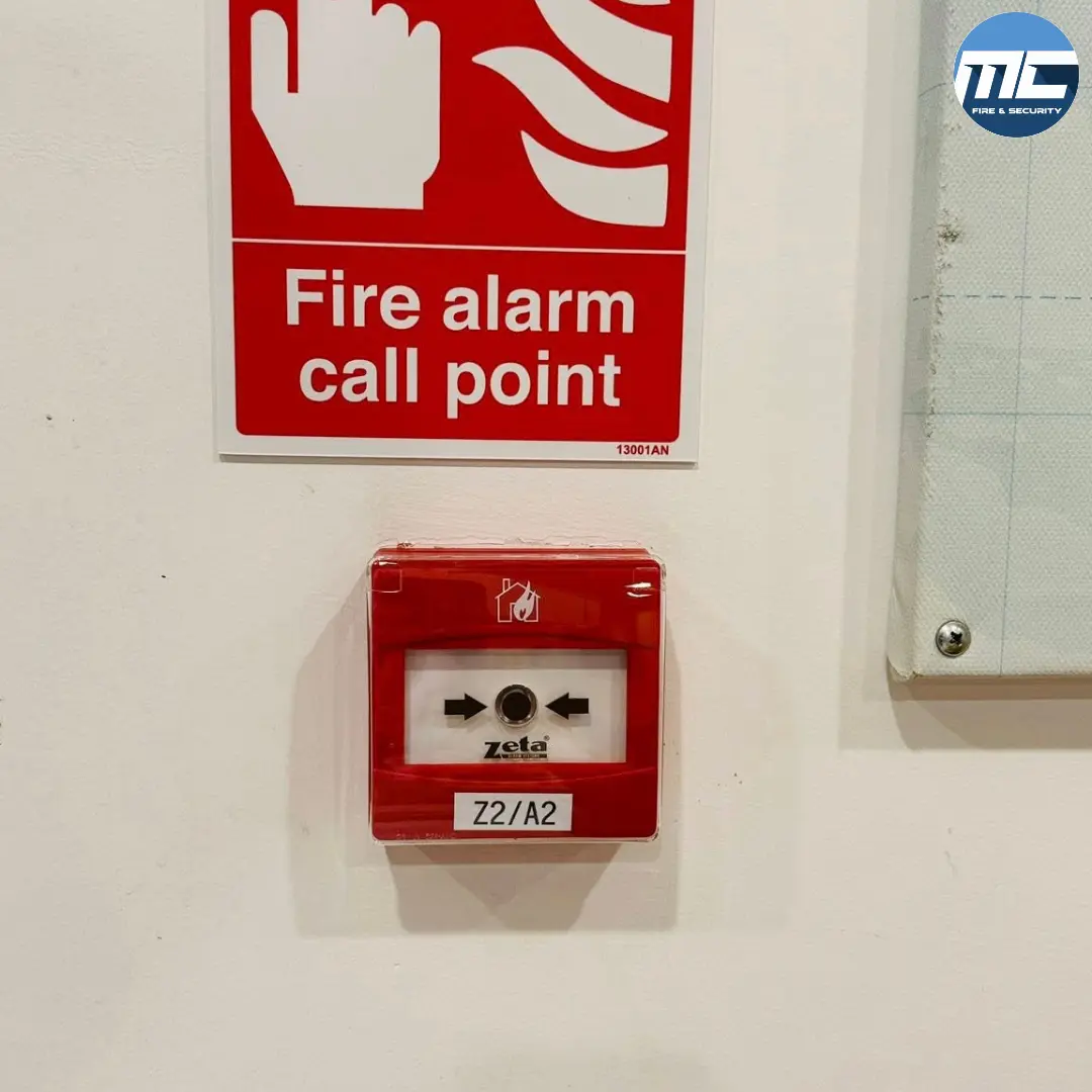 Manual fire alarm call point Z2/A2 — children's nursery