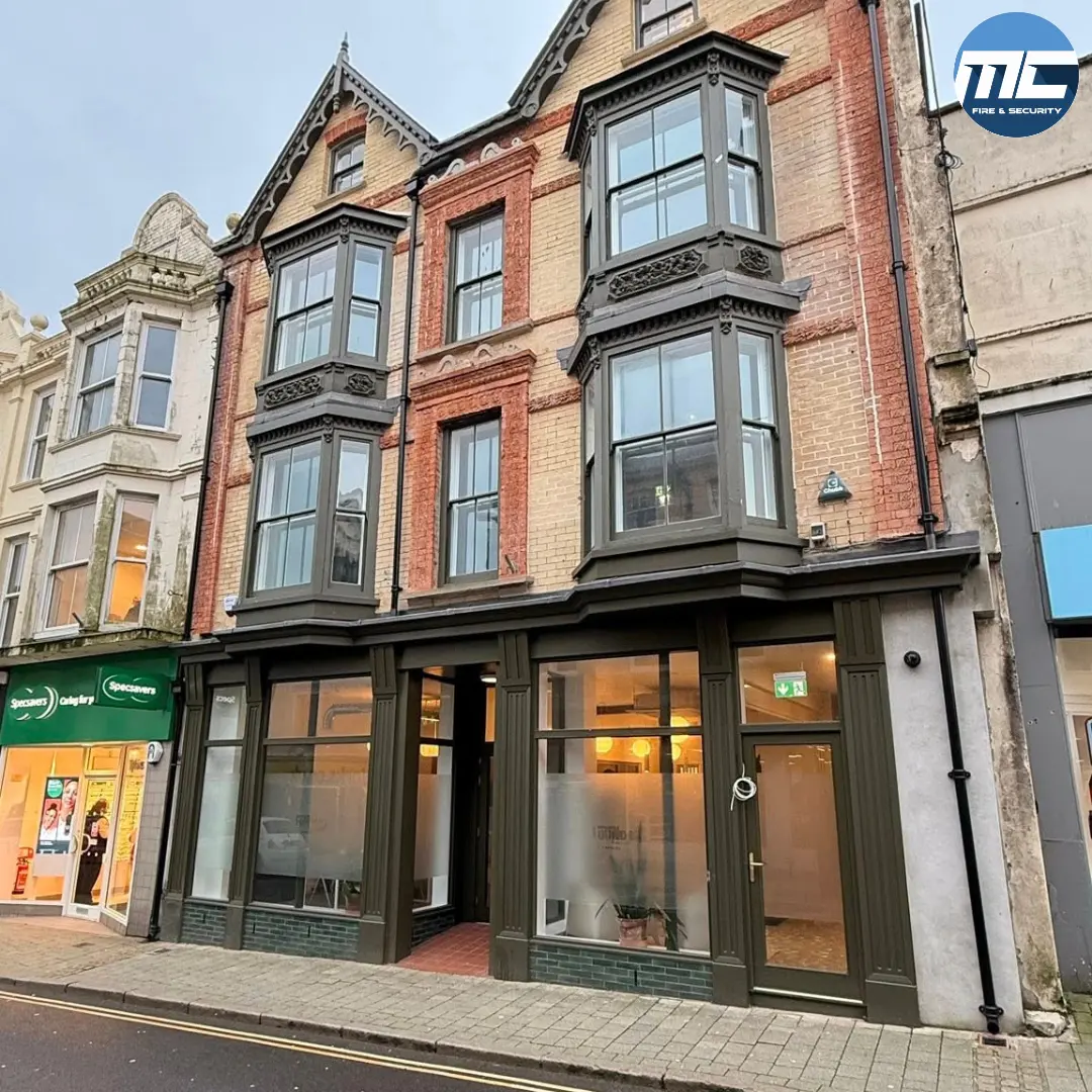 Victorian Cornwall commercial property — emergency lighting and fire alarm takeover by MC Fire & Security