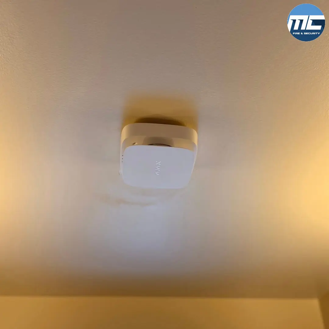 Wireless Ajax fire detector — St Ives install