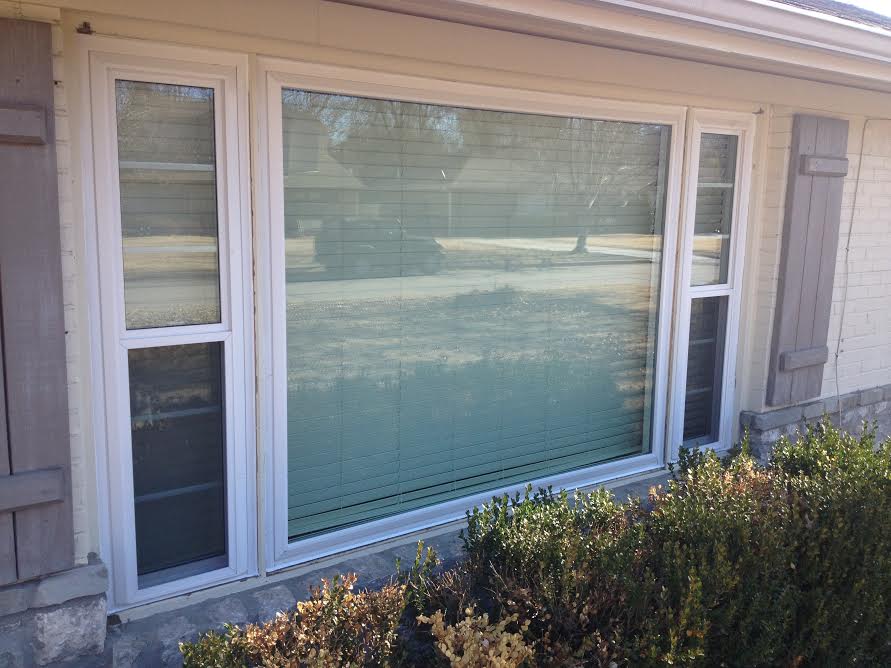 Replacement windows installed in a Tulsa home